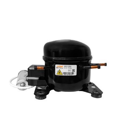 Compresor CUBIGEL 1NBC30NG-V12 de 1/7hp, refrigerante R-290 de 220 voltios y 60 hz