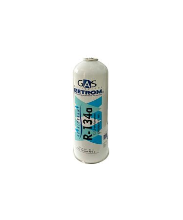 Gas refrigerante R-134a en lata de 900 gramos marca Izetron