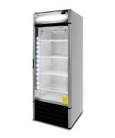 Congelador vertical de 1 puerta de vidrio de 680 litros, modelo CR-23-C-AF-V1