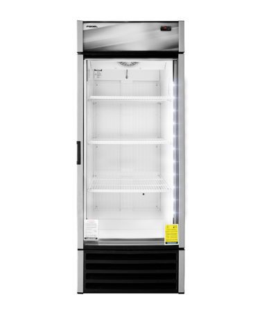 Congelador vertical de 1 puerta de vidrio de 680 litros, modelo CR-23-C-AF-V1