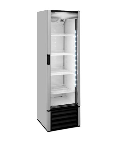 Visicooler vertical de 1 puerta de vidrio de 371 litros sin cenefa, modelo VE-13