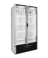 Visicooler vertical de 2 puerta de vidrio de 792 litros sin cenefa, modelo VE-28-V1
