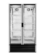 Visicooler vertical de 2 puerta de vidrio de 792 litros sin cenefa, modelo VE-28-V1